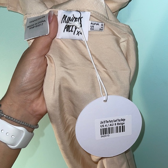 PRINCESS POLLY - ‘Life Of The Party Scarf Top’ - Picture 3 of 5